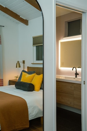 Full-length mirrors in every bedroom