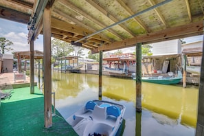 Boat Dock & Slip (Shared) | Paddleboat | Canoe | Life Vests