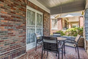 Front Patio with Seating