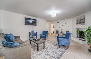 Living room with TV