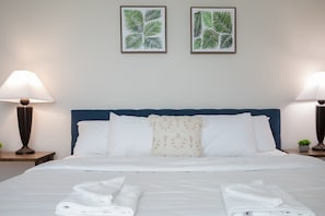 Comfy Bed with Plenty of Soft Pillows
