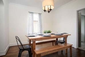 Dining area for gatherings