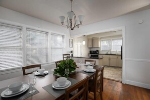 Dining room area
