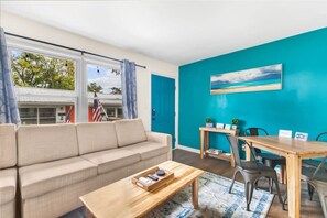 Large windows in the living room