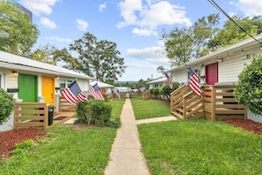 Outside of the house