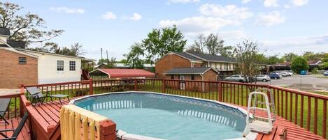 Enjoy warm days by the pool!