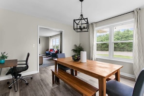 Unit A dining room