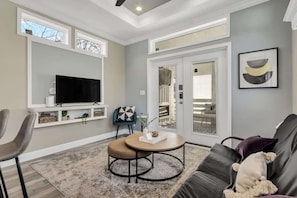 Living room with TV