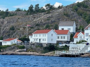 View of house from the sea