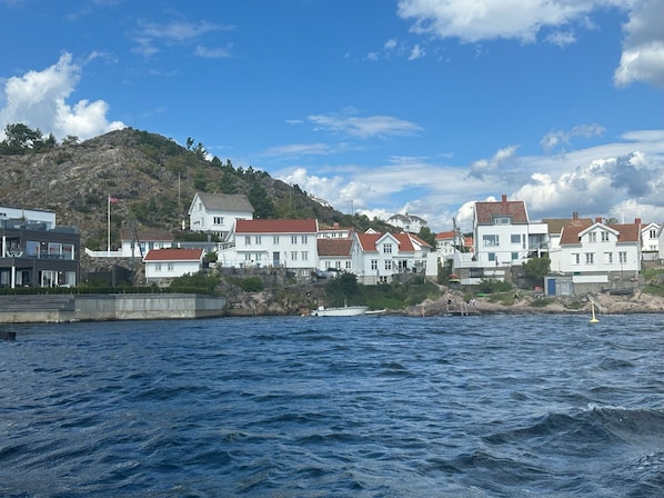 View of house from the sea