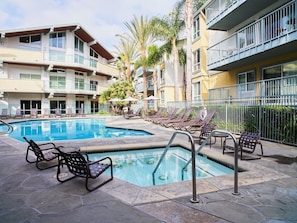 Pool & Hot Tub Area - Unwind poolside or dip into the hot tub