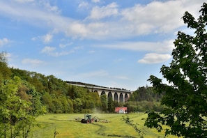 Elstertalbrücke Brücke der Einheit bei Pirk