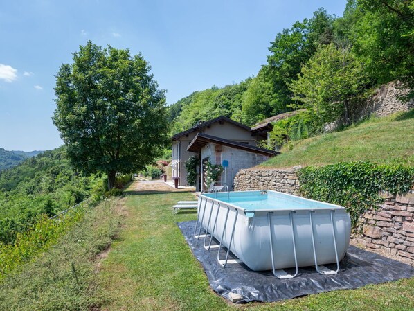 Jardin, Arrière-Cour, Aménagement Paysager, Piscine, Cour, Pelouse, Ferme