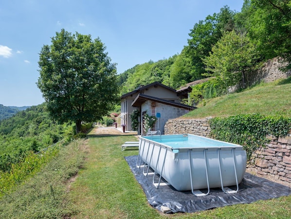 Jardin, ArriÚre-Cour, Aménagement Paysager, Piscine, Cour, Pelouse, Ferme