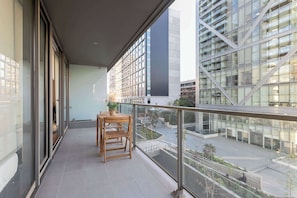 Relax on your private balcony with stunning city views, perfect for morning coffee or evening relaxation.