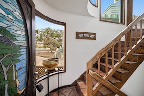 Stairs, Up to Living/Kitchen