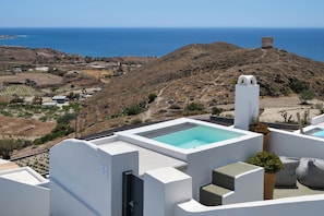 Panoramic Caldera Views from Rooftop Pool