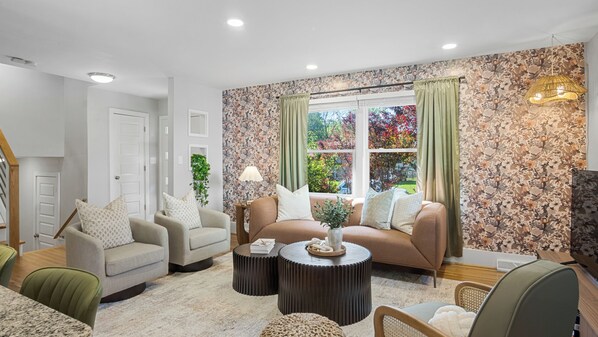 Whole area of the living room