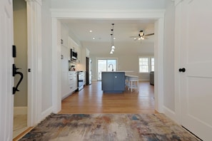 Entryway View into Kitchen & Living Area