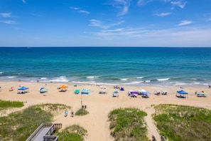 Fantastic beach access is a 2 minute walk