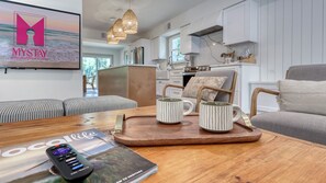 Open Living Area and Kitchen