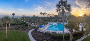 Sweeping Sunset Views from Your Private Balcony