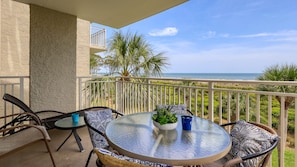 Private Balcony with Uninterrupted Ocean & Pool Views