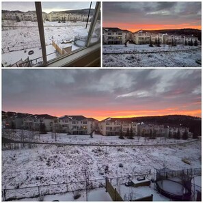 Blick von der Unterkunft