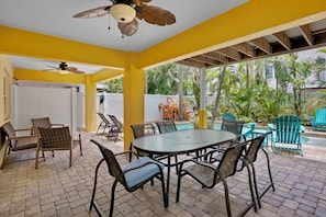 Poolside Dining Area