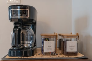 Kaffe och/eller kaffebryggare