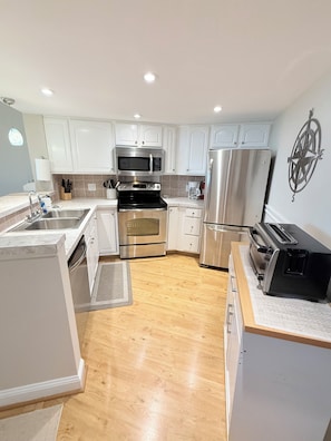 Kitchen with all the comforts of home