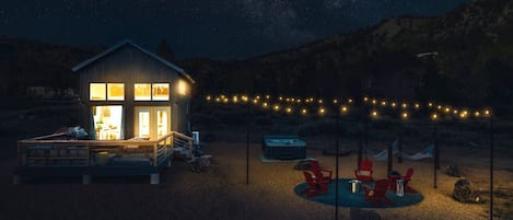 The stars come alive at night and put on a show for free!