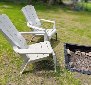 Ready for S'mores/ roasting marshmallows or listen to the crackling of your fire