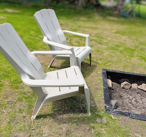 Ready for S'mores/ roasting marshmallows or listen to the crackling of your fire