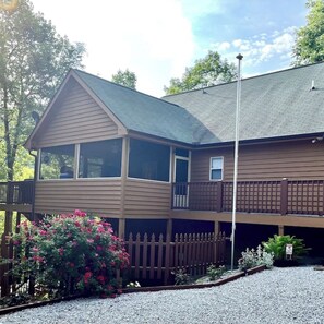 View of the home in the springtime