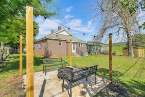 Fenced-In Yard | Gas Grill | Wood-Burning Fire Pit