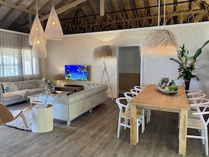 Dining and living area