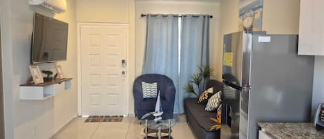 Living room with sofa bed