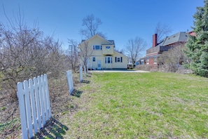 Home Exterior | 2-Story House | Walk to Lansing River Trail