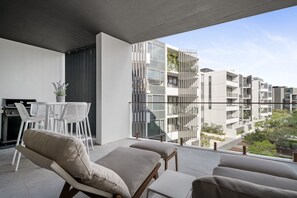Balcony and BBQ Area