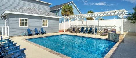 Inviting communal pool.