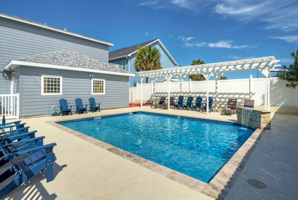 Inviting communal pool.