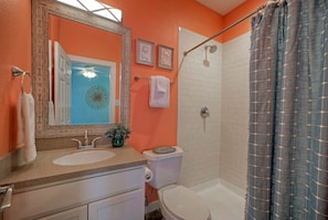 Primary bedroom's ensuite features a shower (Unit 101)