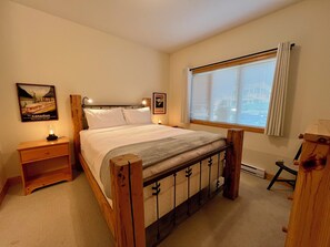 The Queen room with full ensuite bathroom, quality linens and seriously comfy beds.