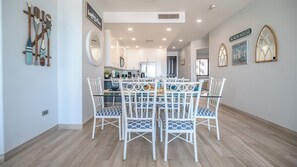 Smart dining table sets six