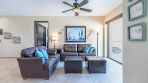The living room