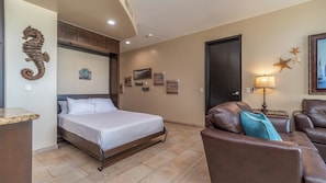 Pull out bed in living room