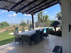 Outside seating area