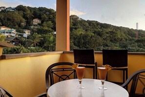 Mountain views from the balcony.