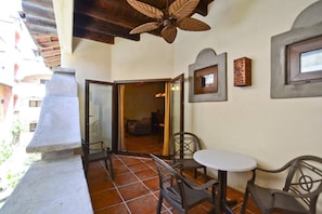 Balcony for relaxing outside